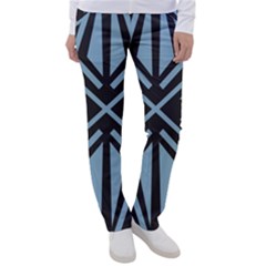 Abstract Geometric Design    Women s Casual Pants by Eskimos