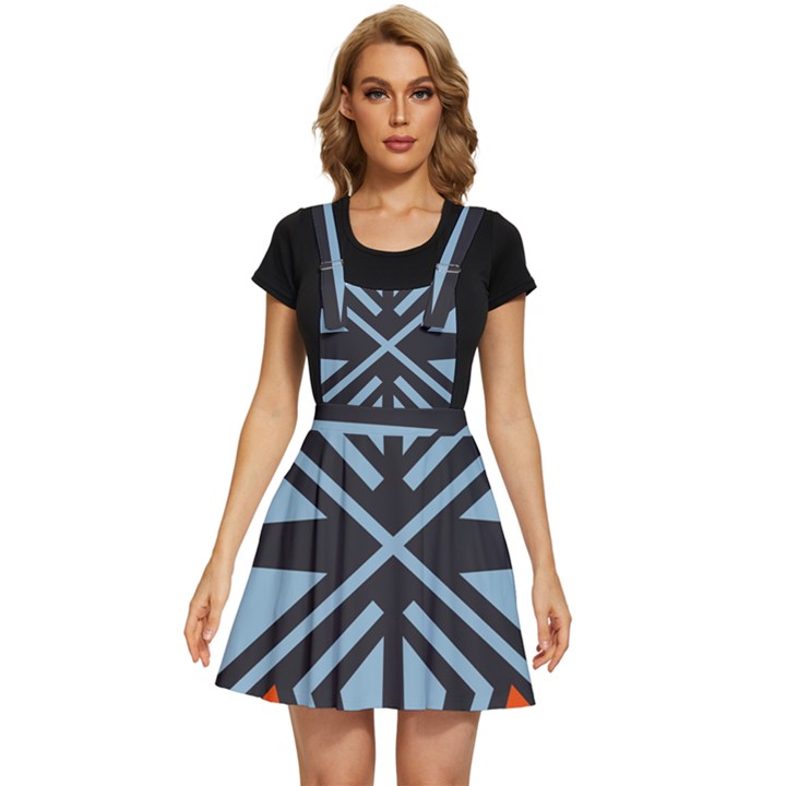 Abstract geometric design    Apron Dress