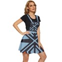 Abstract geometric design    Apron Dress View3