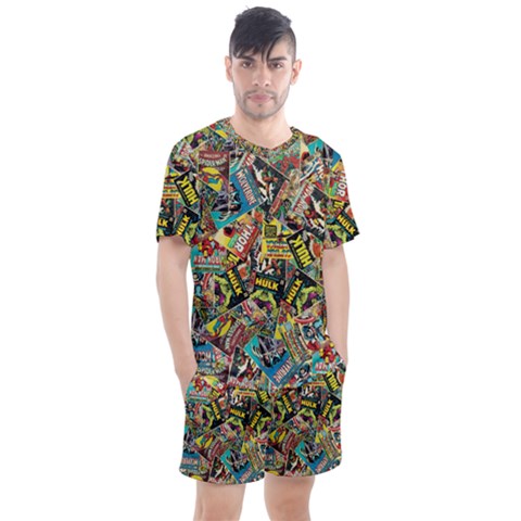  Eg3beats Fold At Home Folding Men s Mesh Tee And Shorts Set by revive