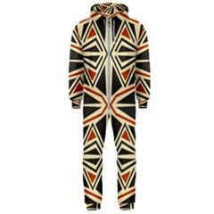 Abstract Geometric Design    Hooded Jumpsuit (men) by Eskimos