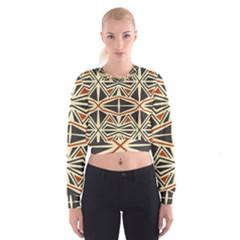 Abstract Geometric Design    Cropped Sweatshirt by Eskimos