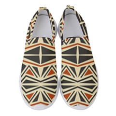 Abstract Geometric Design    Women s Slip On Sneakers by Eskimos