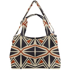 Abstract Geometric Design    Double Compartment Shoulder Bag by Eskimos