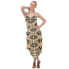 Abstract Geometric Design    Layered Bottom Dress by Eskimos