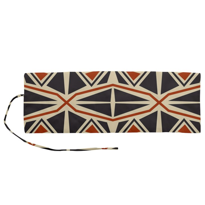 Abstract geometric design    Roll Up Canvas Pencil Holder (M)