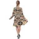 Abstract geometric design    All Frills Chiffon Dress View2