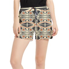 Abstract Geometric Design    Women s Runner Shorts by Eskimos