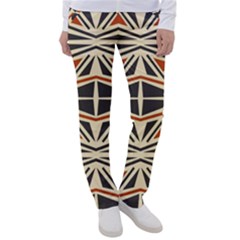 Abstract Geometric Design    Women s Casual Pants by Eskimos