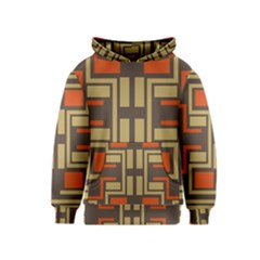 Abstract Geometric Design    Kids  Pullover Hoodie by Eskimos