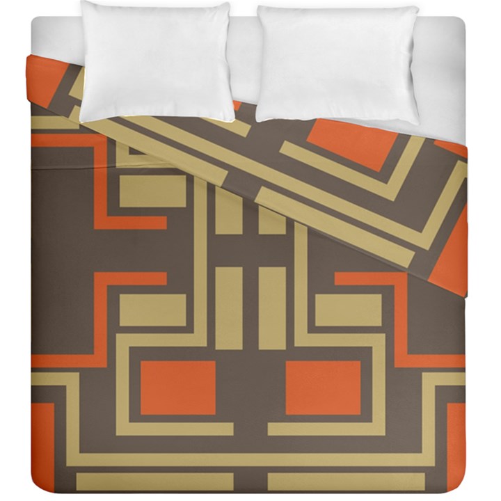 Abstract geometric design    Duvet Cover Double Side (King Size)