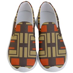 Abstract Geometric Design    Men s Lightweight Slip Ons by Eskimos