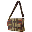 Abstract geometric design    Full Print Messenger Bag (S) View1