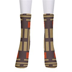 Abstract Geometric Design    Crew Socks by Eskimos