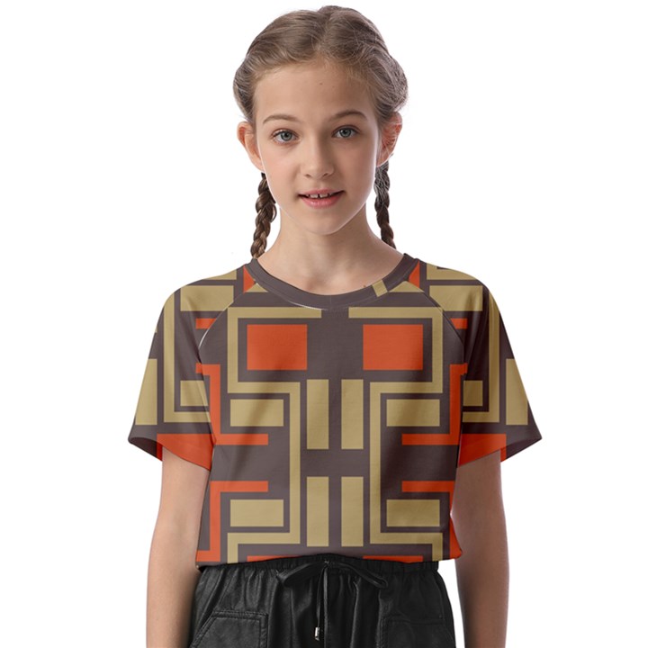 Abstract geometric design    Kids  Basic Tee