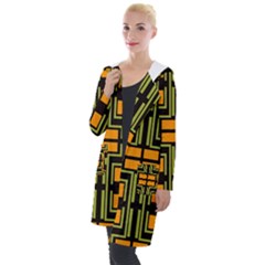 Abstract Geometric Design    Hooded Pocket Cardigan by Eskimos