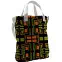 Abstract geometric design    Canvas Messenger Bag View2