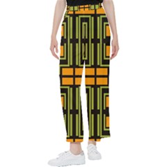 Abstract Geometric Design    Women s Pants  by Eskimos