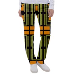 Abstract Geometric Design    Women s Casual Pants by Eskimos