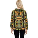 Abstract geometric design    Women s Lightweight Drawstring Hoodie View4