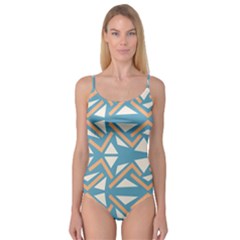 Abstract Geometric Design    Camisole Leotard  by Eskimos