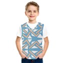 Abstract geometric design    Kids  Basketball Tank Top View1