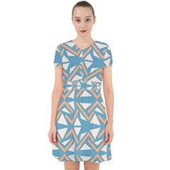 Abstract Geometric Design    Adorable In Chiffon Dress by Eskimos