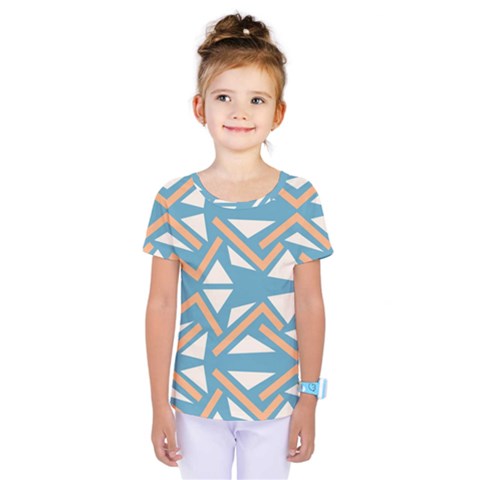 Abstract Geometric Design    Kids  One Piece Tee by Eskimos