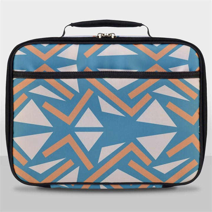 Abstract geometric design    Full Print Lunch Bag