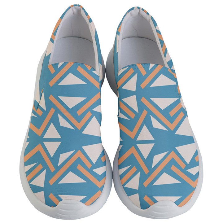 Abstract geometric design    Women s Lightweight Slip Ons