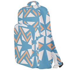 Abstract Geometric Design    Double Compartment Backpack by Eskimos