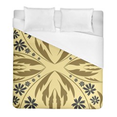 Folk Flowers Print Floral Pattern Ethnic Art Duvet Cover (full/ Double Size) by Eskimos