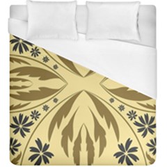 Folk Flowers Print Floral Pattern Ethnic Art Duvet Cover (king Size) by Eskimos