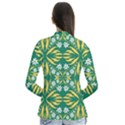 Folk flowers print Floral pattern Ethnic art Drape Collar Cardigan View2