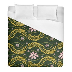 Folk Flowers Print Floral Pattern Ethnic Art Duvet Cover (full/ Double Size) by Eskimos