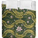 Folk flowers print Floral pattern Ethnic art Duvet Cover Double Side (King Size) View1