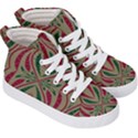 Folk flowers print Floral pattern Ethnic art Kids  Hi-Top Skate Sneakers View3