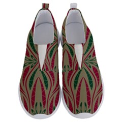 Folk Flowers Print Floral Pattern Ethnic Art No Lace Lightweight Shoes by Eskimos