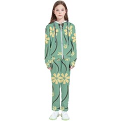 Folk Flowers Print Floral Pattern Ethnic Art Kids  Tracksuit by Eskimos