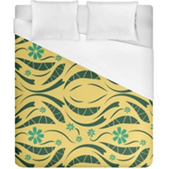 Folk Flowers Print Floral Pattern Ethnic Art Duvet Cover (california King Size) by Eskimos