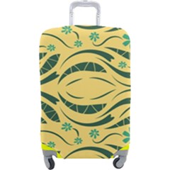 Folk Flowers Print Floral Pattern Ethnic Art Luggage Cover (large) by Eskimos