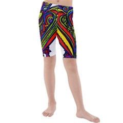 323e9da6-3c5d-45a8-8e87-448e29102b76 Kids  Mid Length Swim Shorts by oneheartbeat