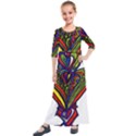 323e9da6-3c5d-45a8-8e87-448e29102b76 Kids  Quarter Sleeve Maxi Dress View1