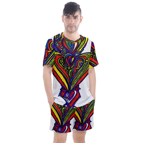 323e9da6-3c5d-45a8-8e87-448e29102b76 Men s Mesh Tee And Shorts Set by oneheartbeat