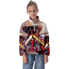 A7502d16-00ec-4c54-8555-4c8710408c05 Kids  Half Zip Hoodie by oneheartbeat