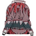 Evil Monster Close Up Portrait Rounded Multi Pocket Backpack View3