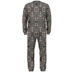 Old Style Decorative Seamless Pattern Onepiece Jumpsuit (men) by dflcprintsclothing