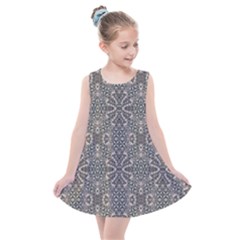 Old Style Decorative Seamless Pattern Kids  Summer Dress by dflcprintsclothing