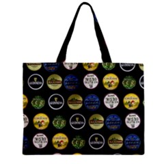 Beer Brands Logo Pattern Zipper Mini Tote Bag by dflcprintsclothing