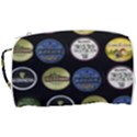 Beer Brands Logo Pattern Toiletries Pouch View3